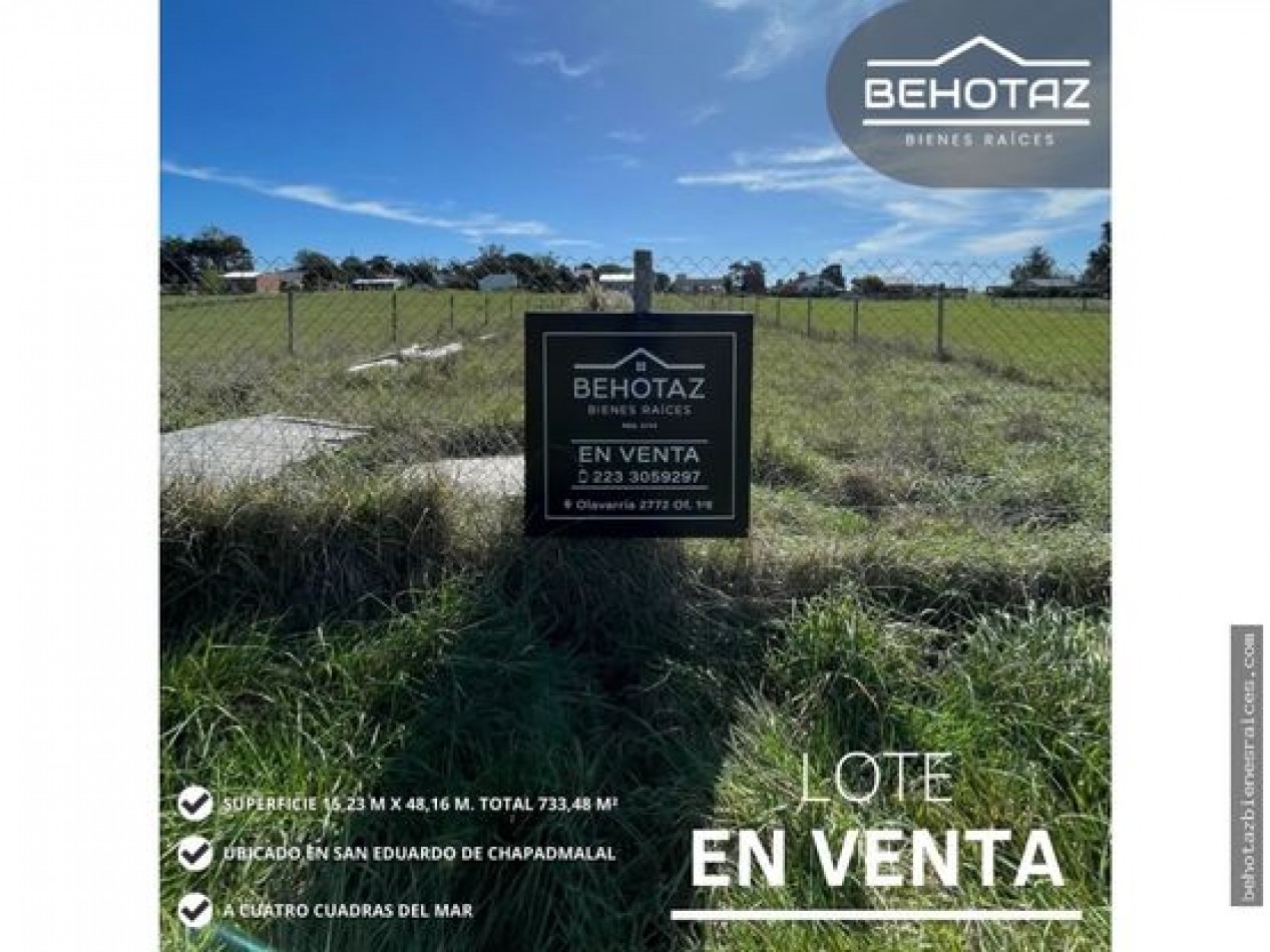 LOTE EN SAN EDUARDO CHAPADMALAL.MAR DEL PLATA