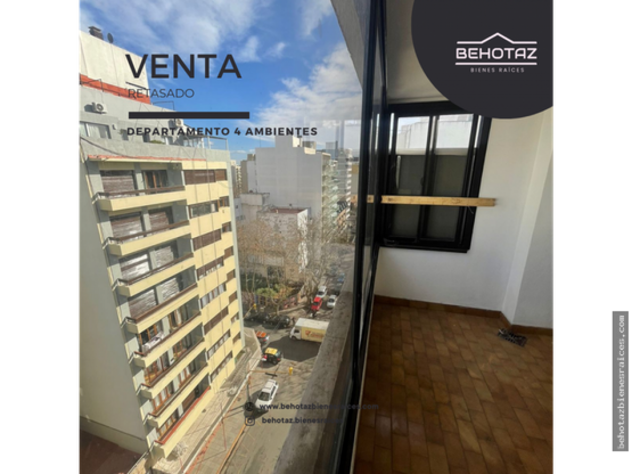 ()PISO 4 AMB C/COCHERA EN PLAZA MITRE. MAR DEL PLATA.