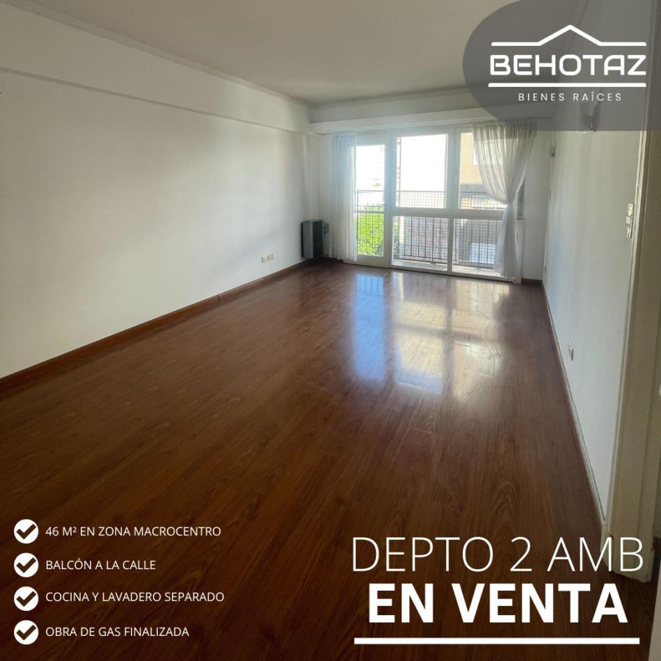 ()DEPARTAMENTO DE DOS AMBIENTES CON BALCON A LA CALLE. MAR DEL PLATA