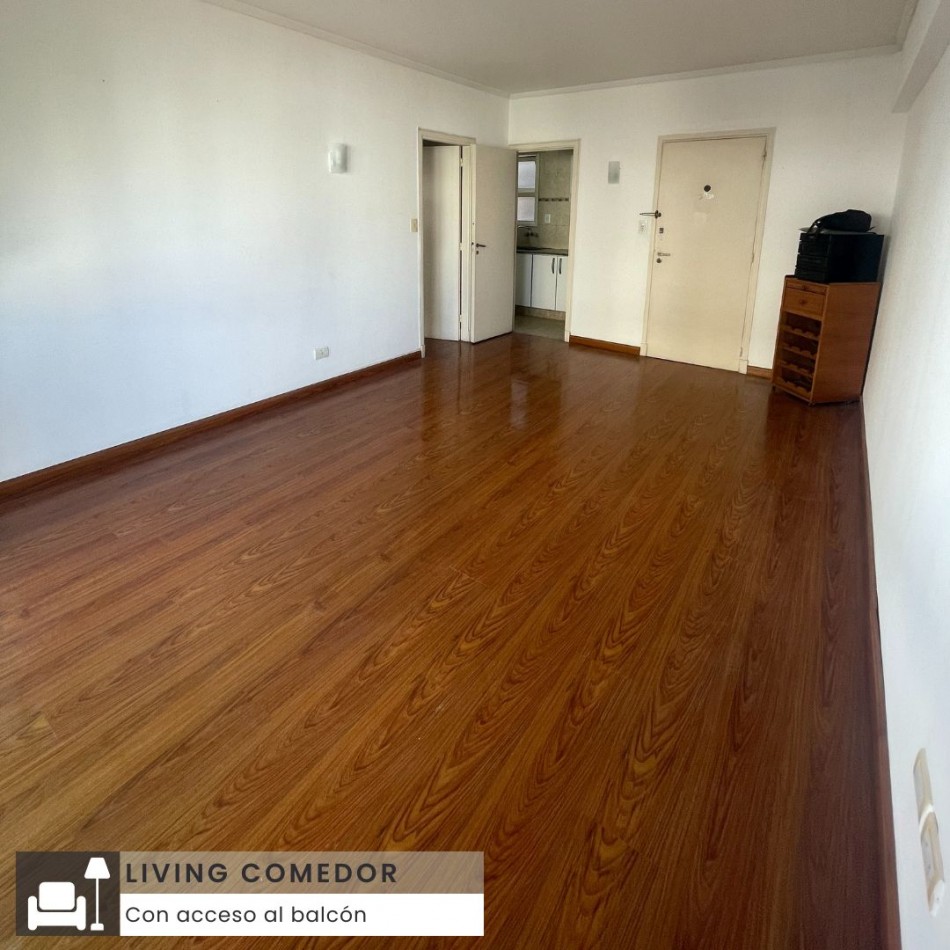 ()DEPARTAMENTO DE DOS AMBIENTES CON BALCON A LA CALLE. MAR DEL PLATA