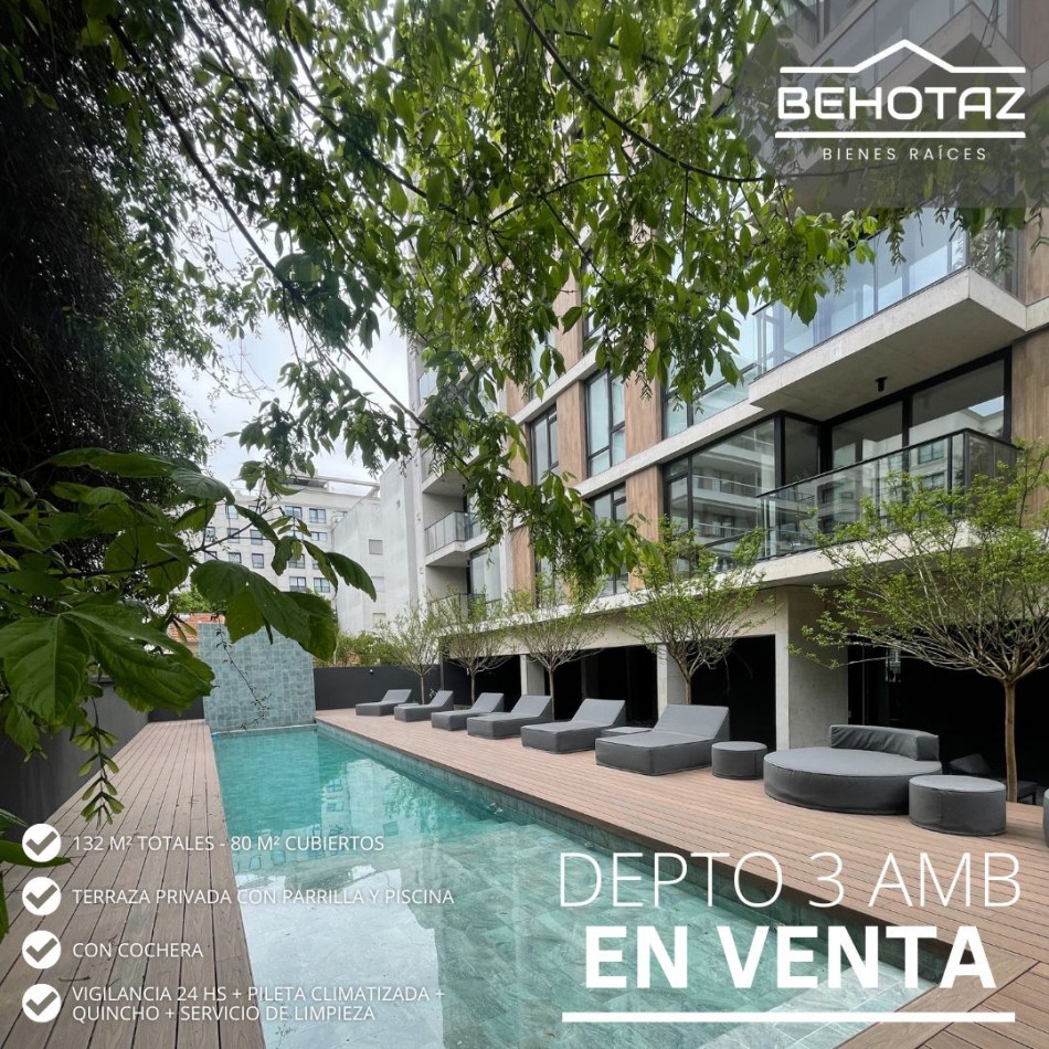 DEPARTAMENTO DE CATEGORIA CON TERRAZA Y PISICNA PROPIA. MAR DEL PLATA