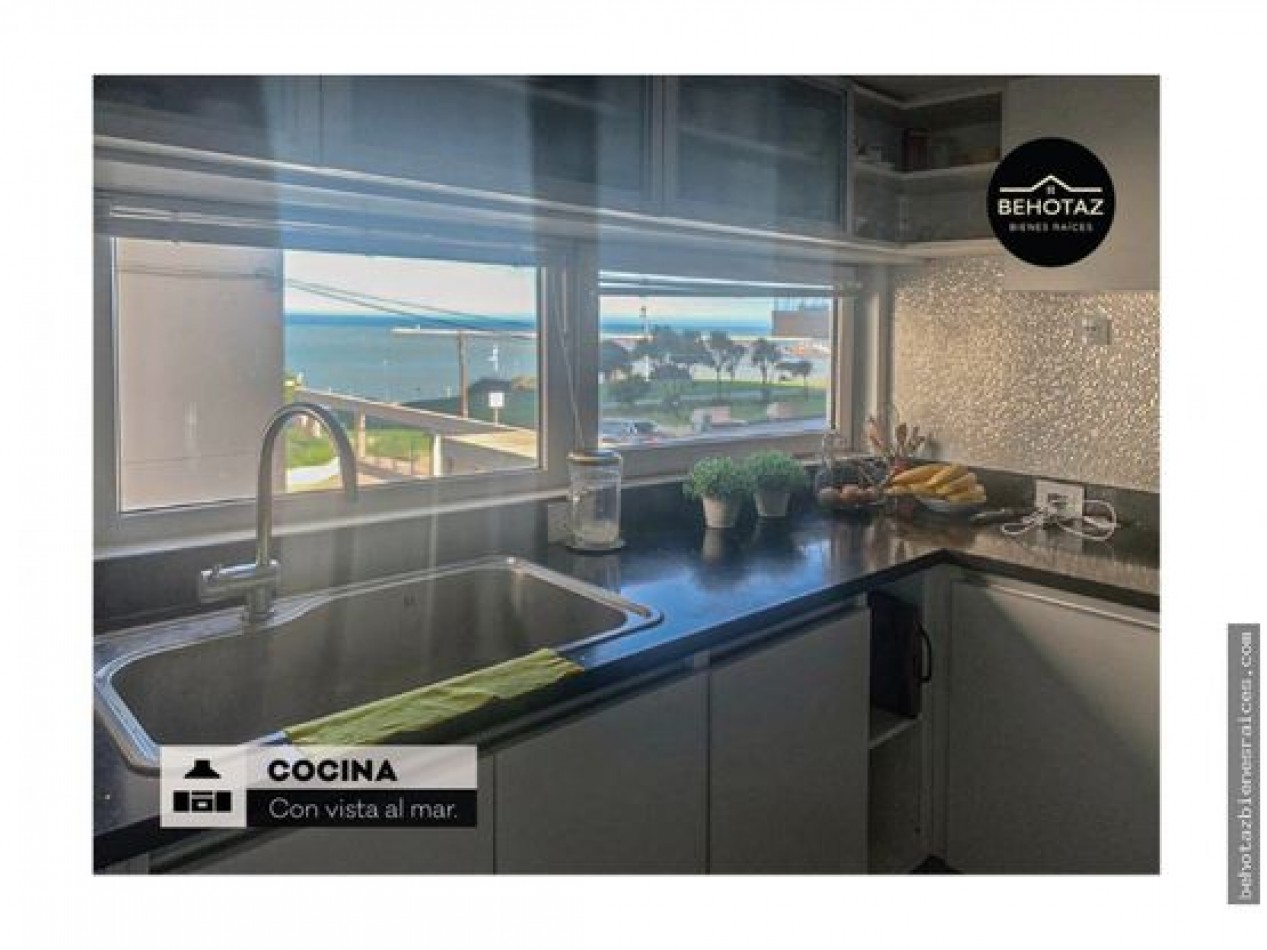 SEMIPISO PREMIUM DE TRES AMBIENTES CON VISTA AL MAR. MAR DEL PLATA