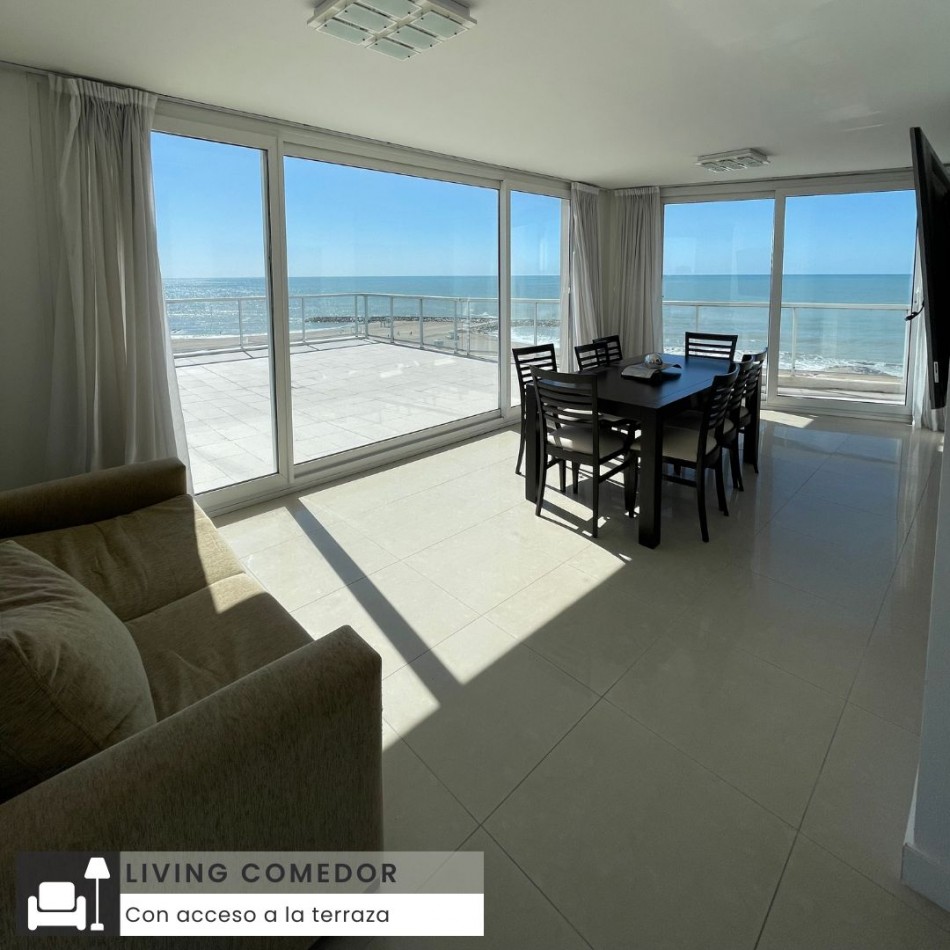 ()DEPARTAMENTO DE CUATRO AMBIENTES CON TERRAZA PROPIA FRENTE AL MAR. MAR DEL PLATA.