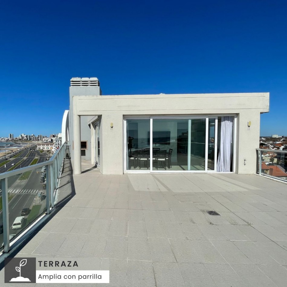()DEPARTAMENTO DE CUATRO AMBIENTES CON TERRAZA PROPIA FRENTE AL MAR. MAR DEL PLATA.