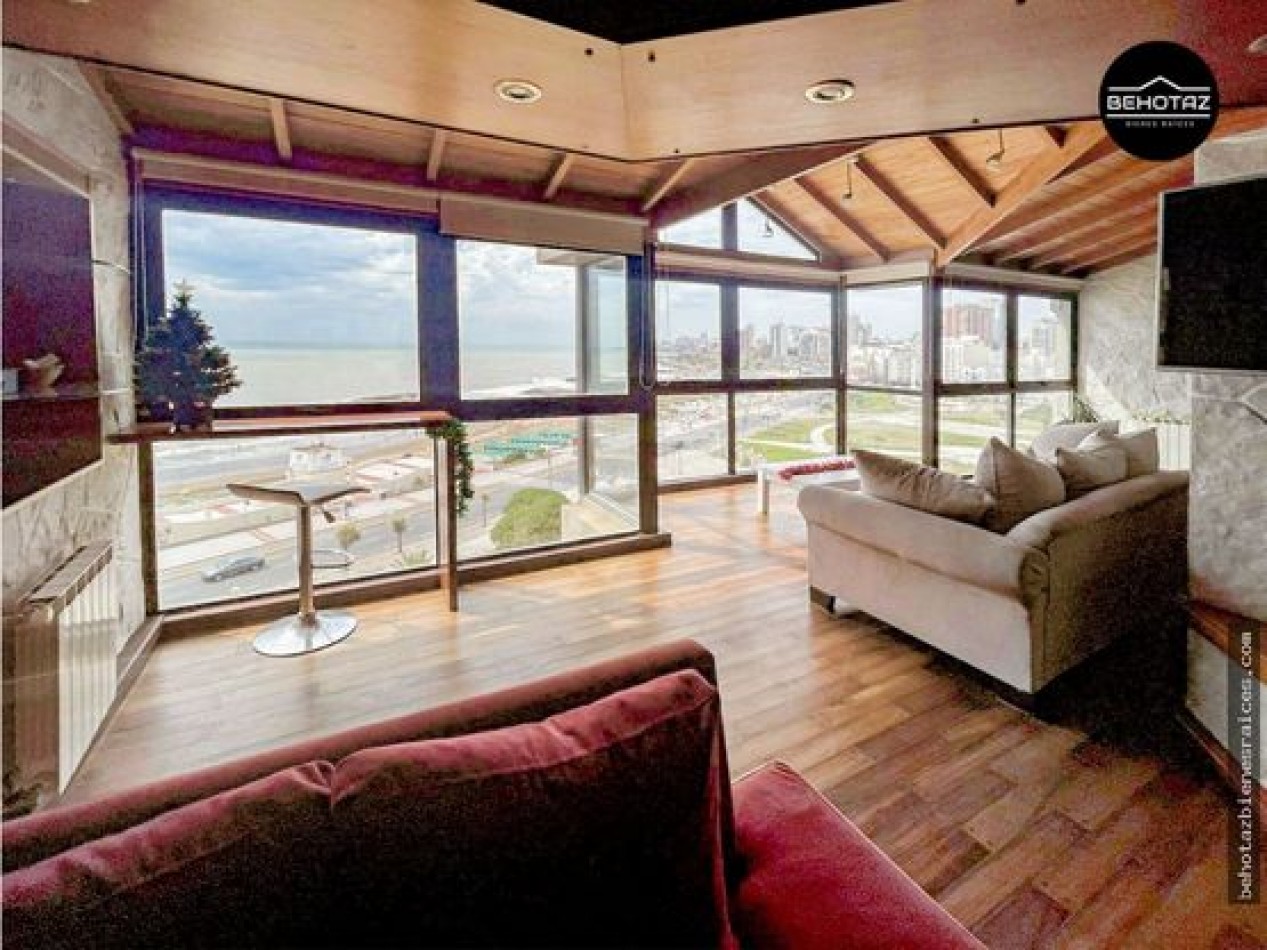 ()DEPARTAMENTO EN DUPLEX CON VISTA UNICA AL MAR. MAR DEL PLATA
