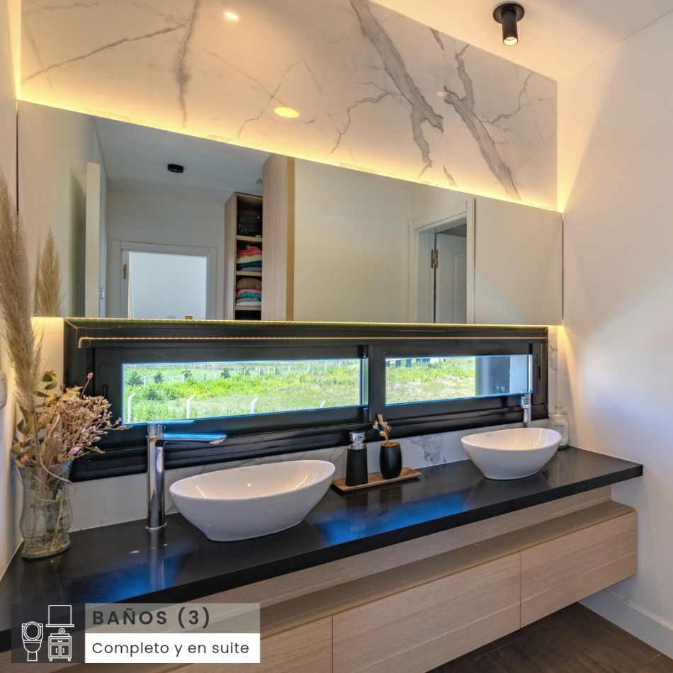 ()MODERNA CASA DE DISENO CON PISCINA EN BARRIO PRIVADO RUMENCO JOVEN. MAR DEL PLATA