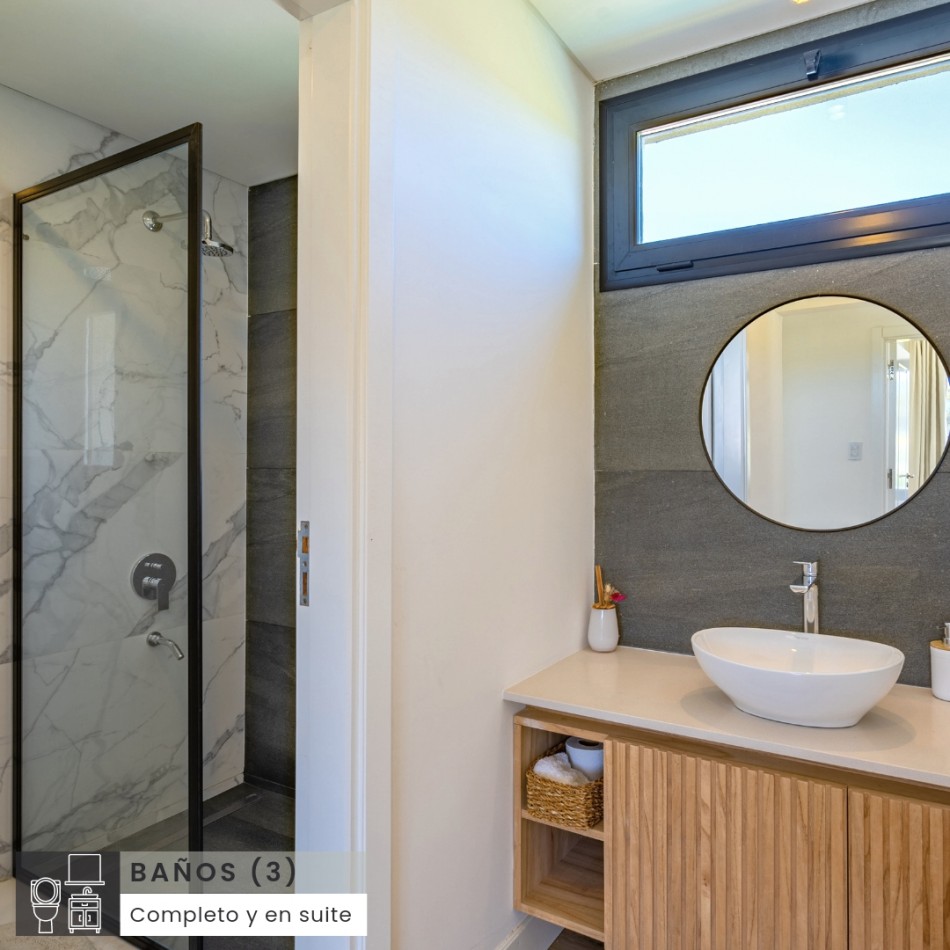 ()MODERNA CASA DE DISENO CON PISCINA EN BARRIO PRIVADO RUMENCO JOVEN. MAR DEL PLATA