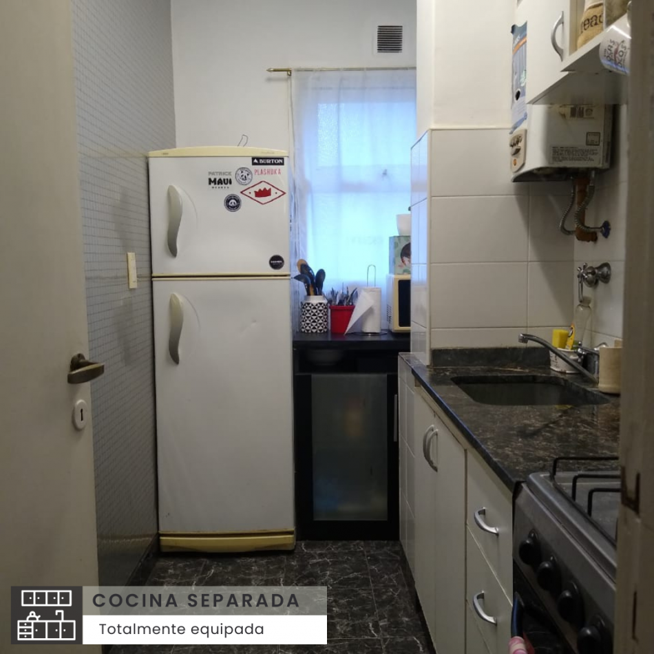 ()DEPARTAMENTO DE 2 AMBIENTES AMUEBLADO, EN ALQUILER POR TEMPORADA DE INVIERNO. MAR DEL PLATA
