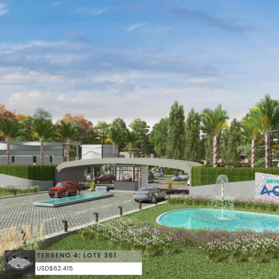 LOTES EN VENTA, MAR DEL PLATA. DEVELOPER AQUA, BARRIO PRIVADO.