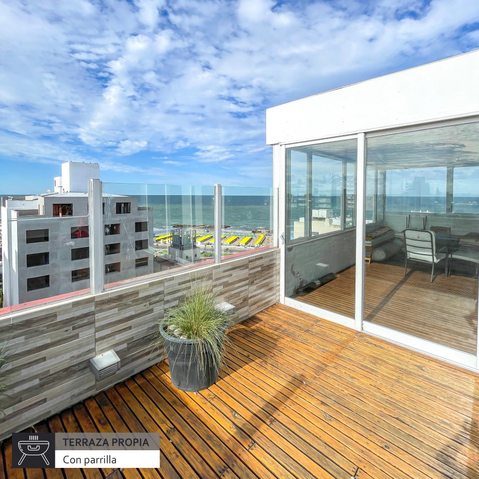 DEPARTAMENTO DE CUATRO AMBIENTES CON TERRAZA PROPIA A METROS DEL MAR. MAR DEL PLATA