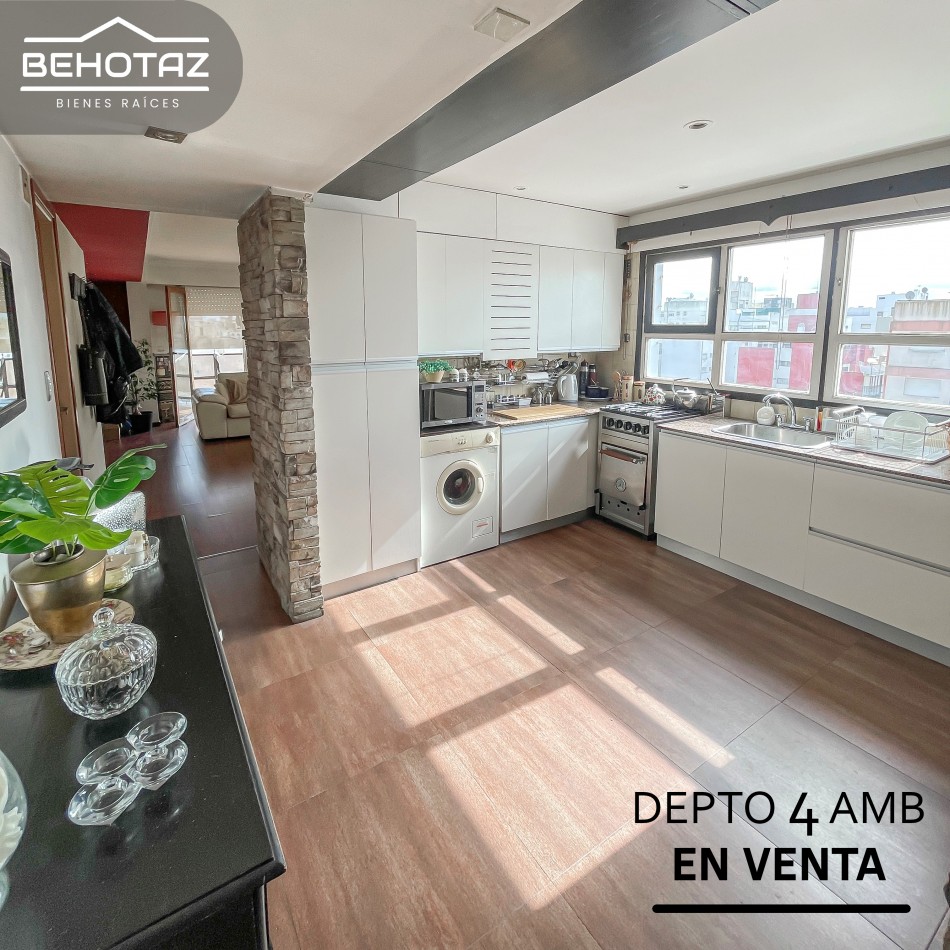 DEPARTAMENTO DE CUATRO AMBIENTES CON TERRAZA PROPIA A METROS DEL MAR. MAR DEL PLATA
