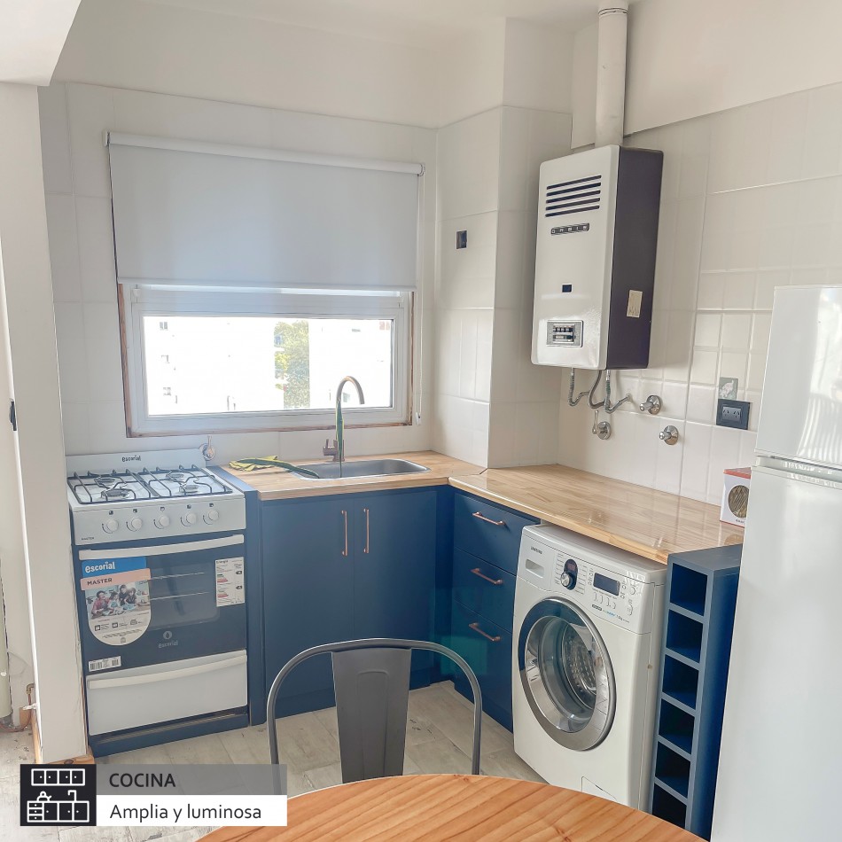 ()DEPARTAMENTO EN VENTA, 1 AMBIENTE Y 1/2 CON BALCON SALIENTE, MAR DEL PLATA
