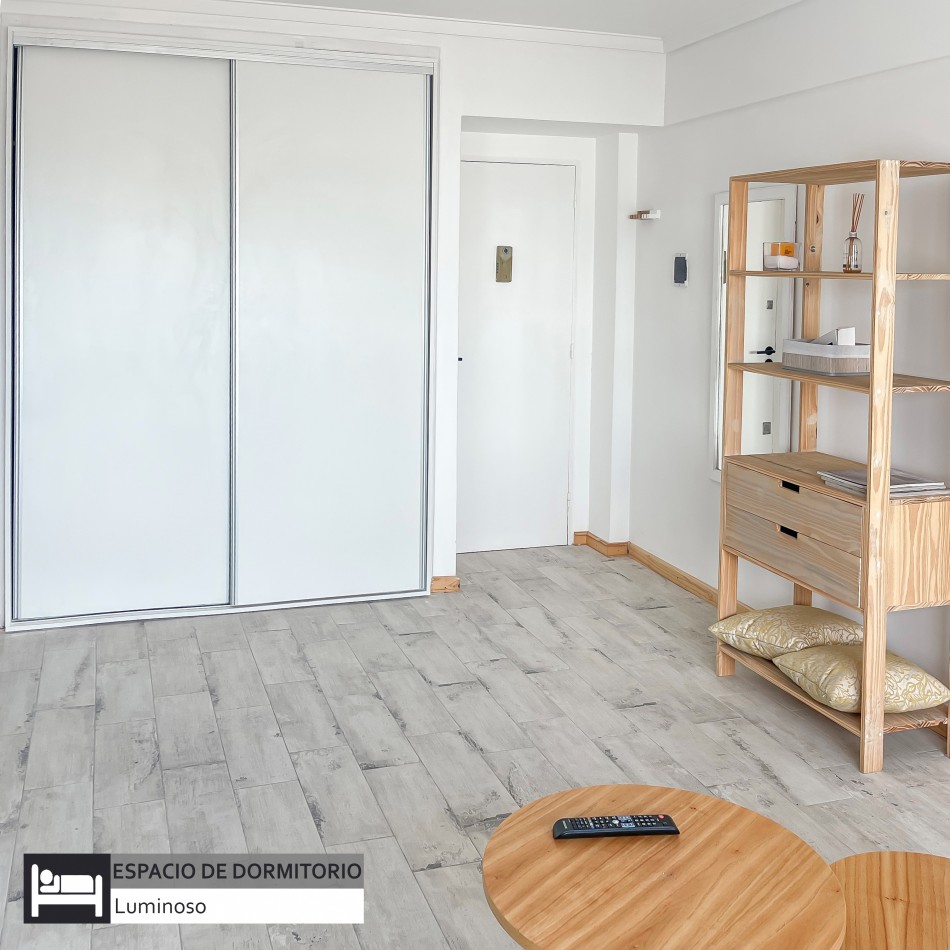 ()DEPARTAMENTO EN VENTA, 1 AMBIENTE Y 1/2 CON BALCON SALIENTE, MAR DEL PLATA