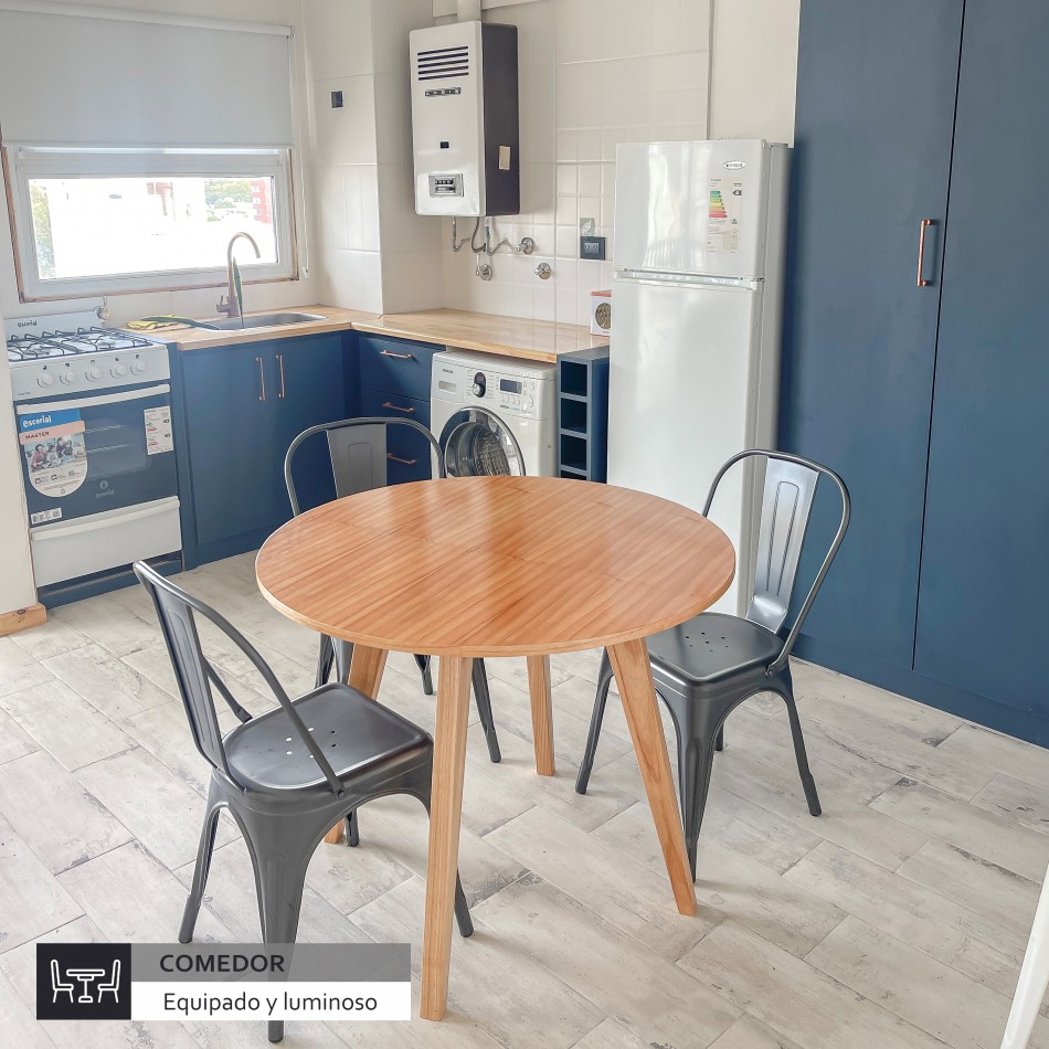 ()DEPARTAMENTO EN VENTA, 1 AMBIENTE Y 1/2 CON BALCON SALIENTE, MAR DEL PLATA