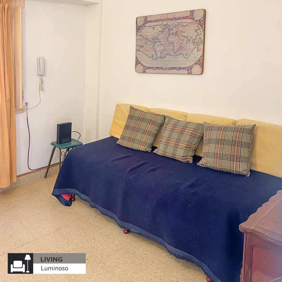 ()DEPARTAMENTO DE 2 AMBIENTES PARA ALQUILAR POR TEMPORADA DE INVIERNO. MAR DEL PLATA