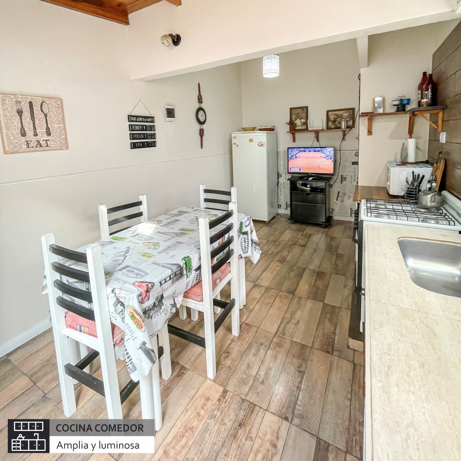 ()PH dos ambientes totalmente reciclado con patio. Mar del Plata