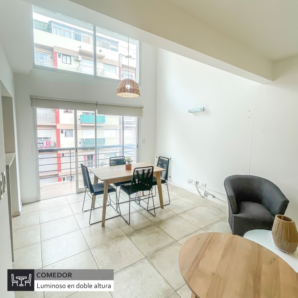 ()Moderno departamento en duplex con parrilla y cochera. Mar del Plata