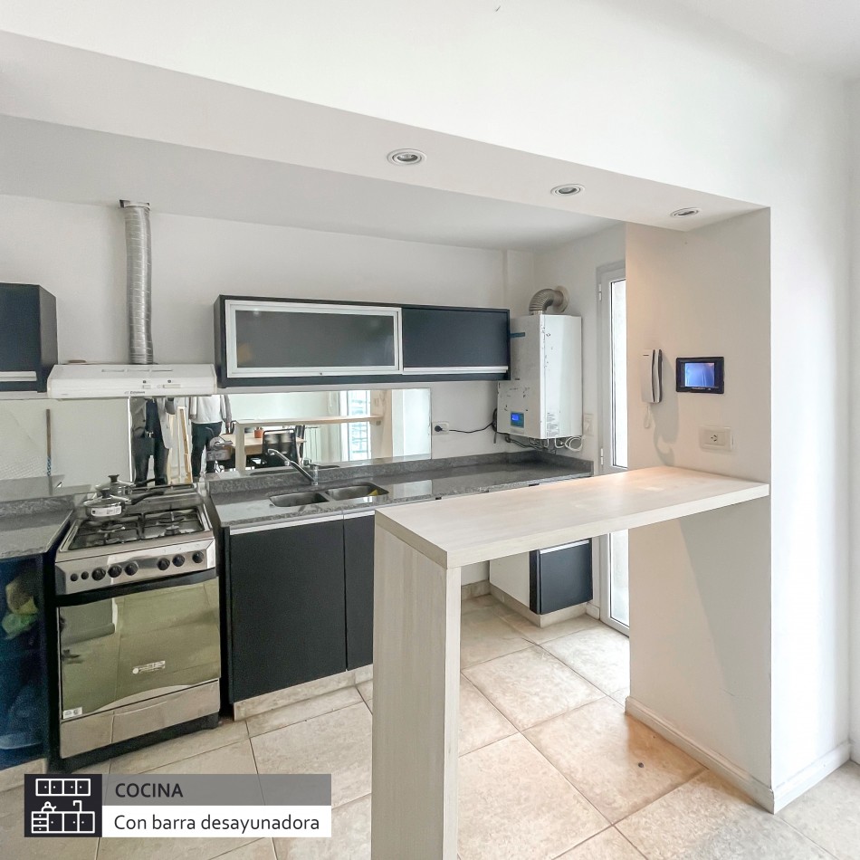 ()Moderno departamento en duplex con parrilla y cochera. Mar del Plata