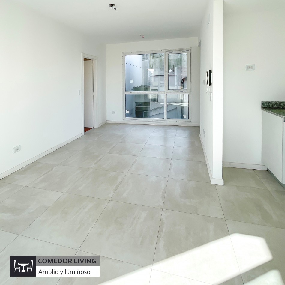 Departamento de 2 ambientes con cochera y balcon a la calle, a Estrenar!! En venta, Mar del Plata!