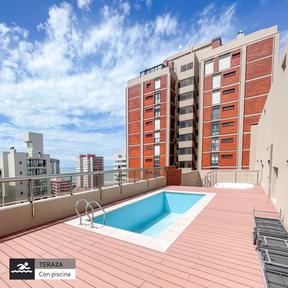 ()DEPARTAMENTO 3 AMBIENTES CON BALCON AL FRENTE A UNA CUADRA DEL MAR.
