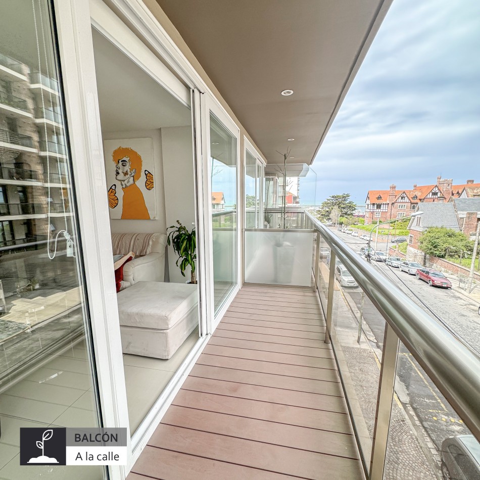 ()DEPARTAMENTO 3 AMBIENTES CON BALCON AL FRENTE A UNA CUADRA DEL MAR.