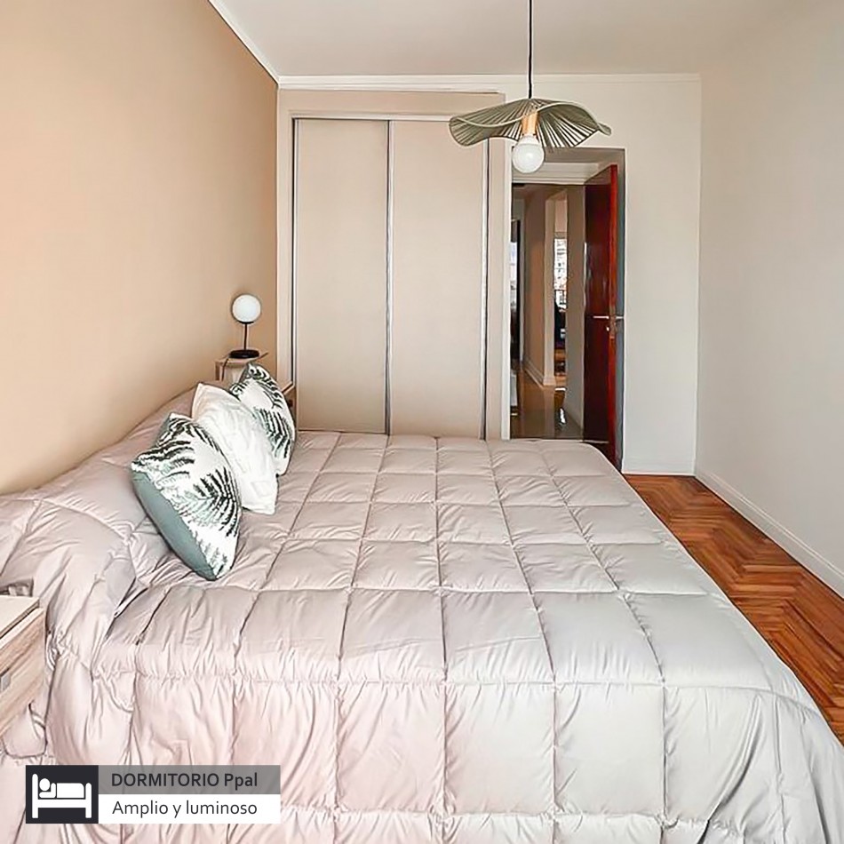 ()Departamento de 3 amb. con patio y parrilla, reciclado en su totalidad. Mar del plata.