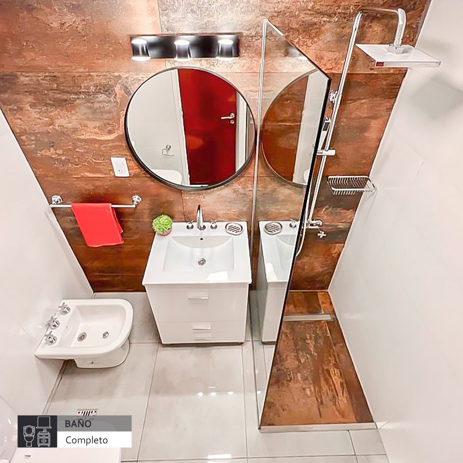 ()Departamento de 3 amb. con patio y parrilla, reciclado en su totalidad. Mar del plata.