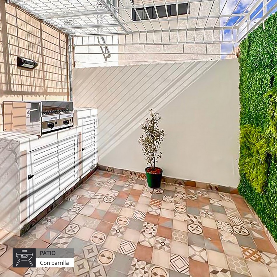 ()Departamento de 3 amb. con patio y parrilla, reciclado en su totalidad. Mar del plata.