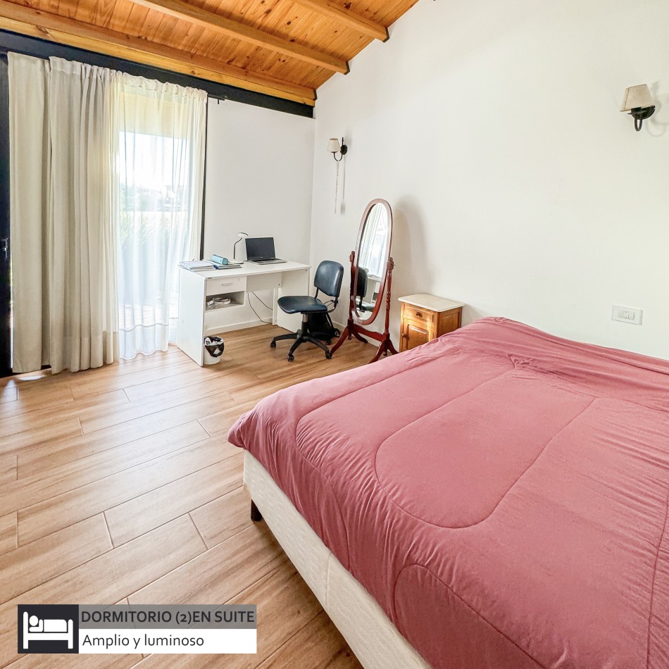 ()Moderna casa con piscina climatizada en barrio privado. Mar del Plata.