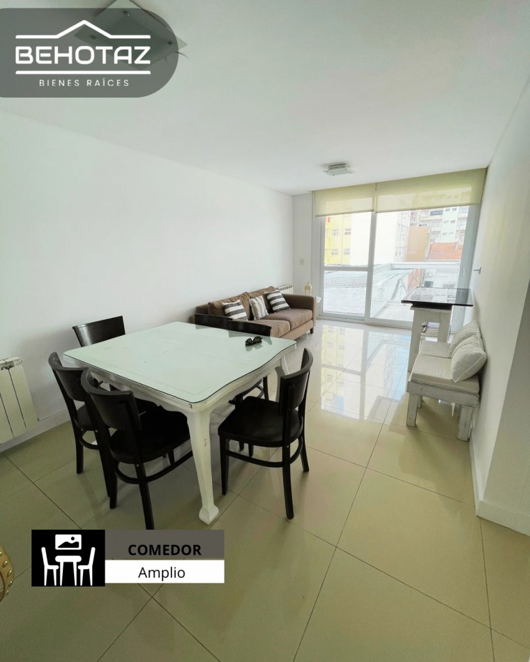 DEPARTAMENTO DE 2 AMBIENTES CON COCHERA, EN VENTA. MAR DEL PLATA.