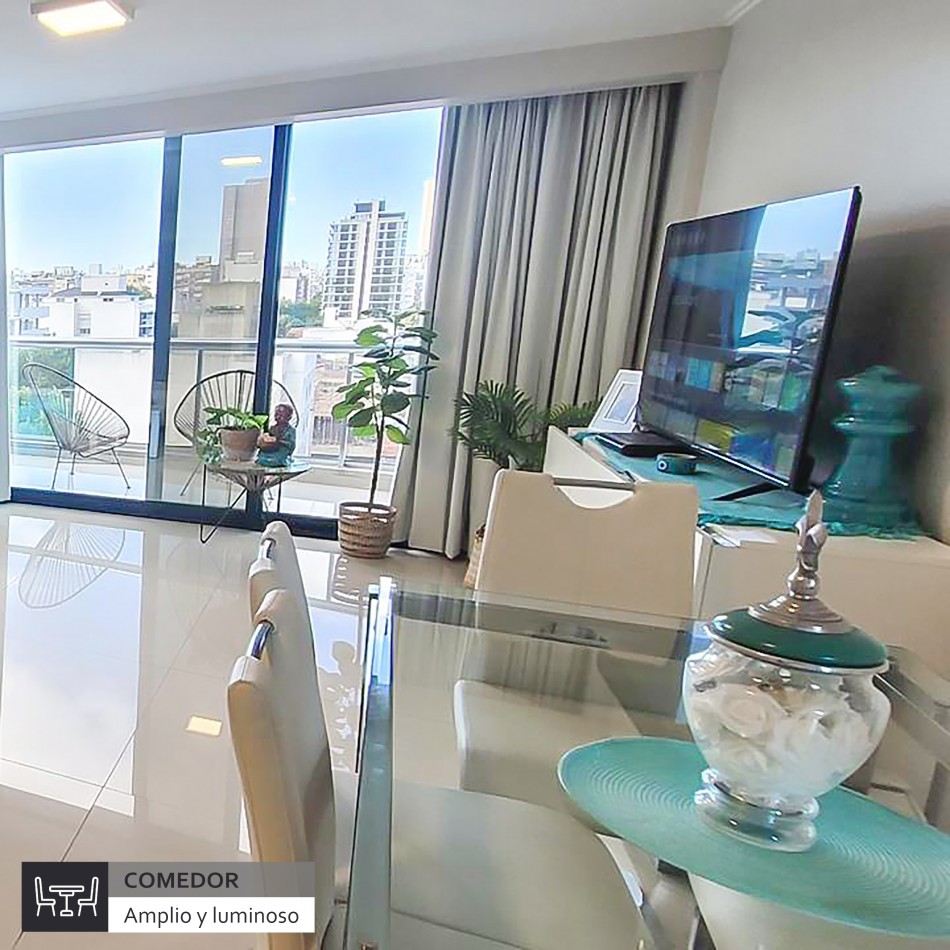 DEPARTAMENTO DE 3 AMBIENTES A LA VENTA EN EL DELFI XII, ZONA GUEMES, MAR DEL PLATA