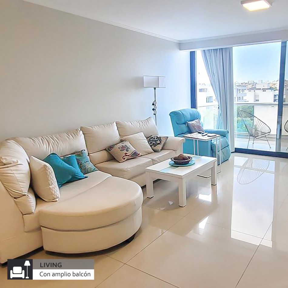 DEPARTAMENTO DE 3 AMBIENTES A LA VENTA EN EL DELFI XII, ZONA GUEMES, MAR DEL PLATA