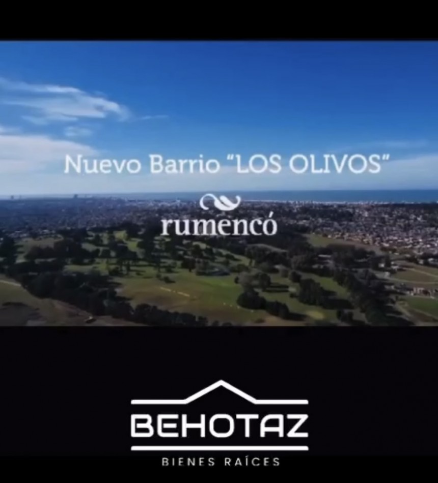 LOTES A LA VENTA EN LOS OLIVOS. NUEVA ETAPA EN BARRIO PRIVADO RUMENCO. MAR DEL PLATA