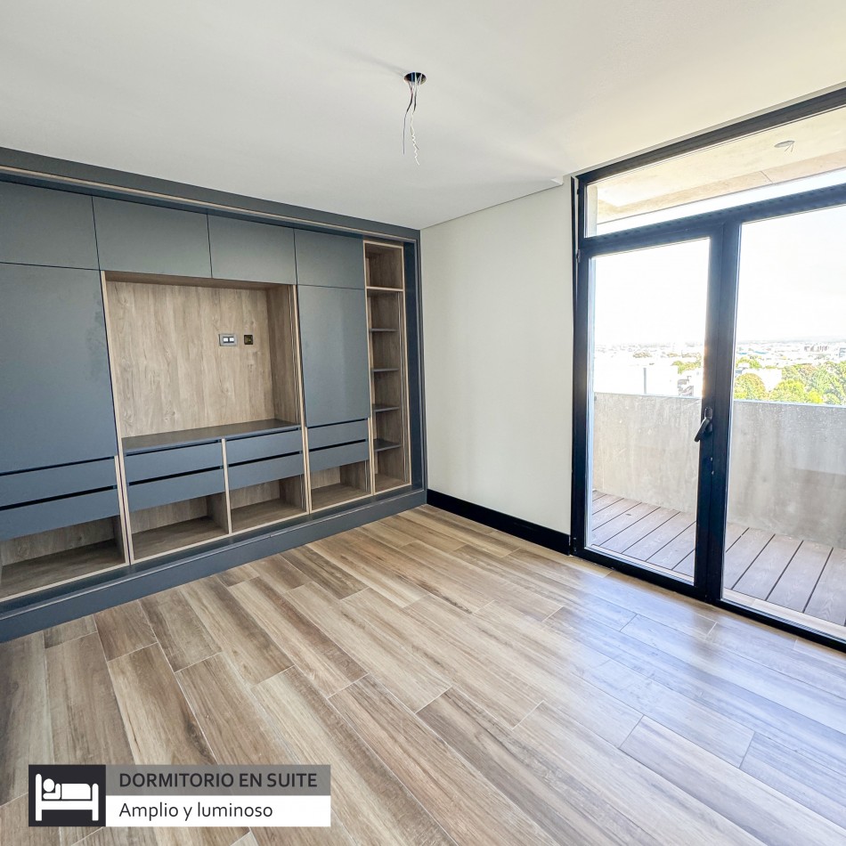 MODERNO PISO DE CATEGORIA CON VISTA PLENA AL GOLF Y AL MAR. MAR DEL PLATA.