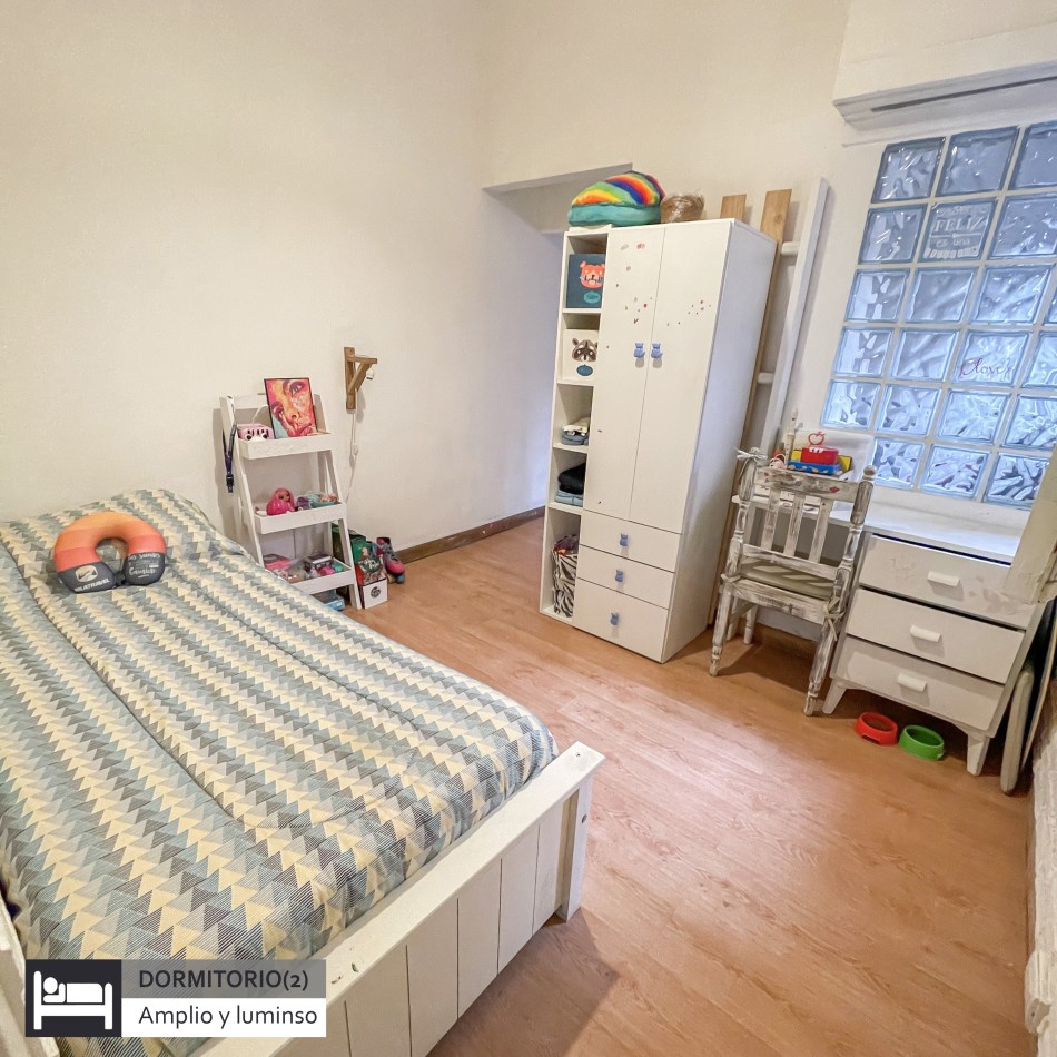 DEPARTAMENTO DE 3 AMBIENTES + ESCRITORIO Y PATIO. EN VENTA. MAR DEL PLATA