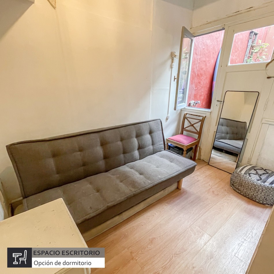 DEPARTAMENTO DE 3 AMBIENTES + ESCRITORIO Y PATIO. EN VENTA. MAR DEL PLATA