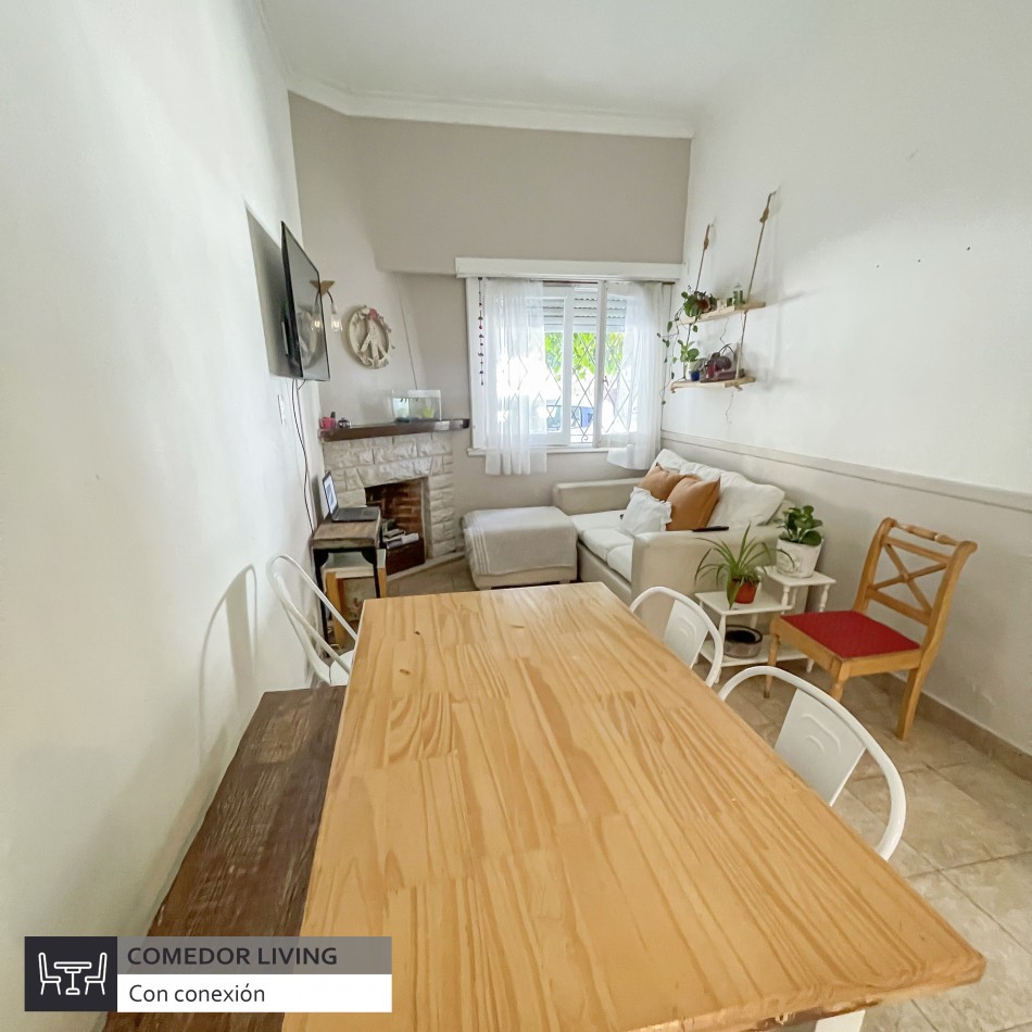 DEPARTAMENTO DE 3 AMBIENTES + ESCRITORIO Y PATIO. EN VENTA. MAR DEL PLATA