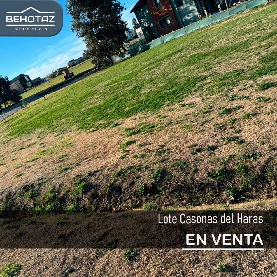 LOTE A LA VENTA EN EL BARRIO PRIVADO CASONAS DEL HARAS- LOMADA. MAR DEL PLATA