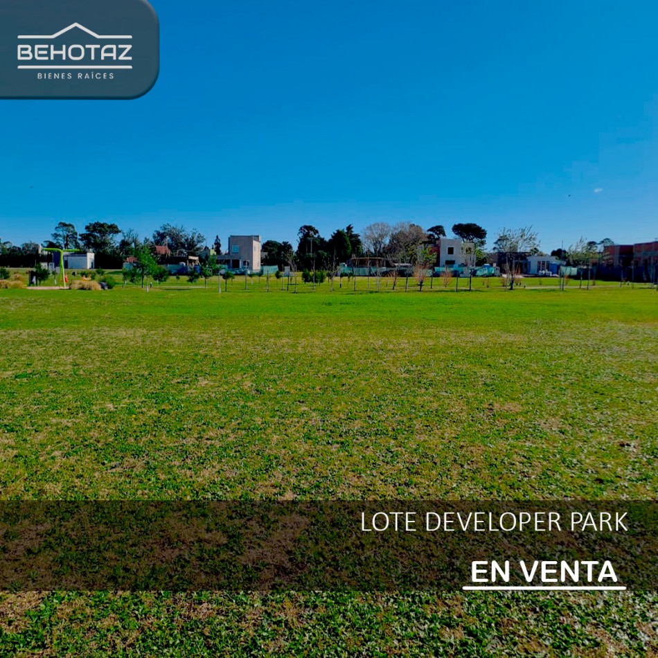 LOTE EN BARRIO PRIVADO DEVELOPER PARK. MAR DEL PLATA