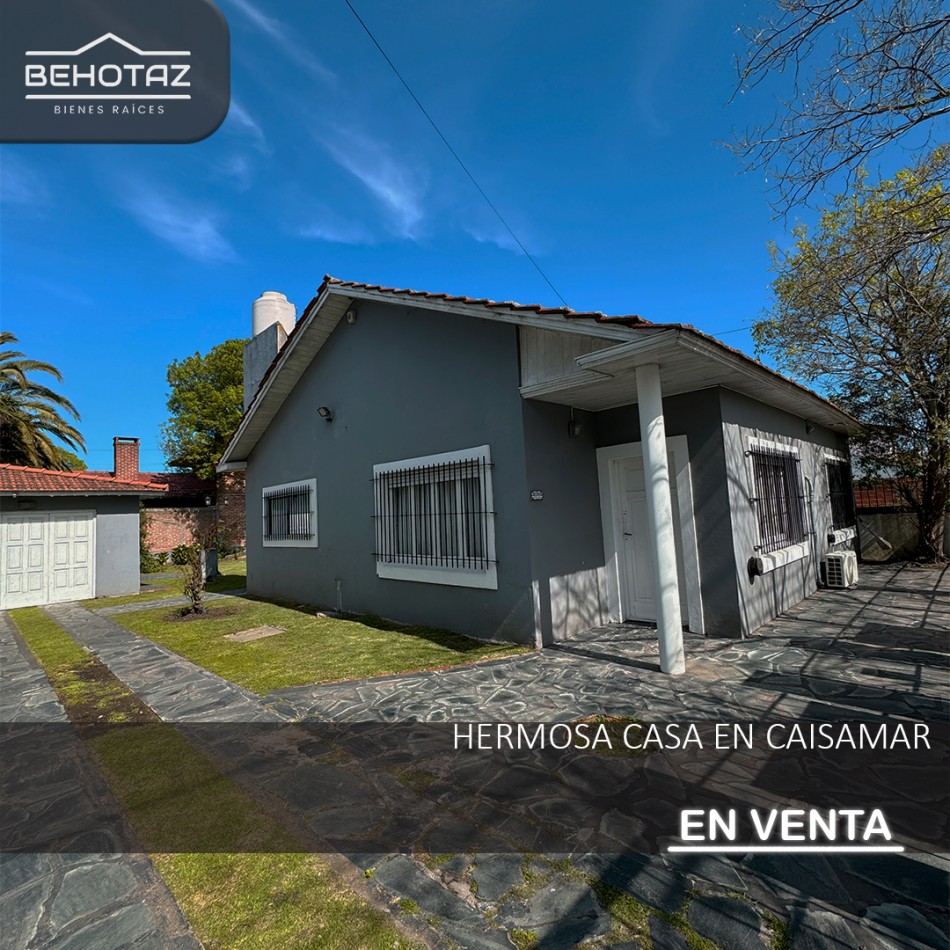 COMODA CASA DE CUATRO AMBIENTES EN BARRIO CAISAMAR A LA VENTA. MAR DEL PLATA