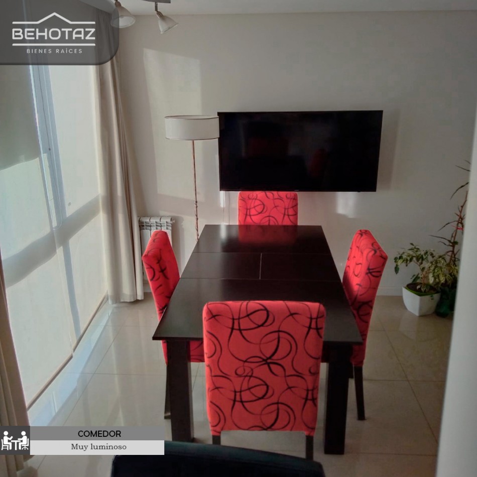 MODERNO DEPARTAMENTO DE DOS AMBIENTES CON COCHERA. MAR DEL PLATA