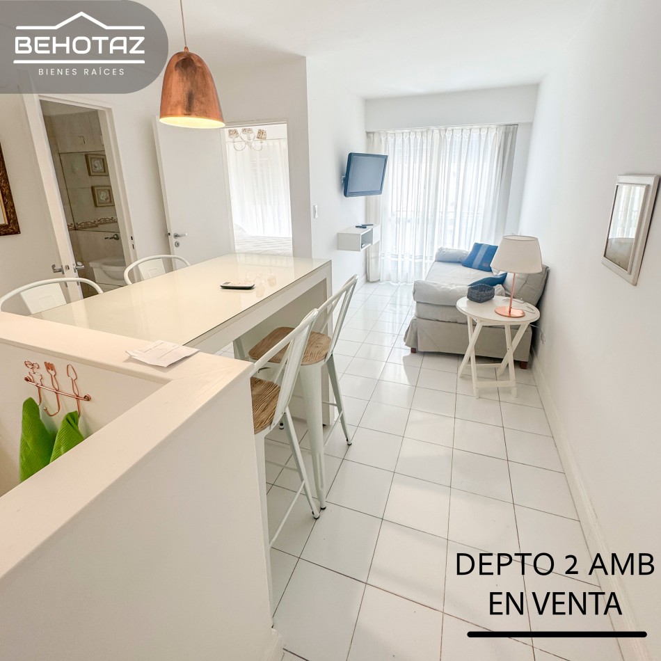DEPARTAMENTO DE 2 AMBIENTES A LA VENTA, GUEMES Y LA COSTA. MAR DEL PLATA