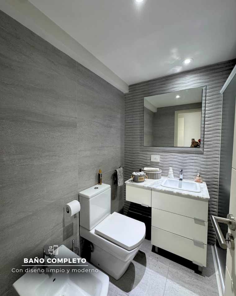 SEMIPISO DE TRES AMBIENTES EN LA PERLA. MAR DEL PLATA 