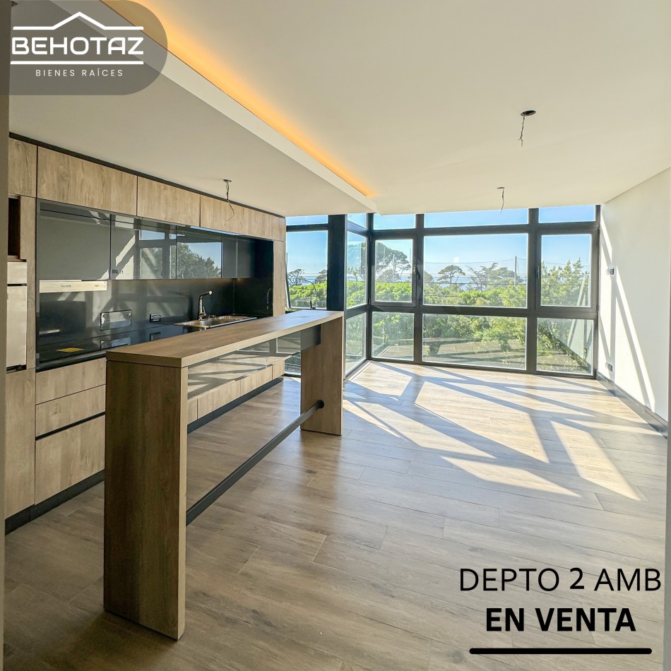 SEMIPISO DE DOS AMBIENTES A ESTRENAR CON VISTA PLENA AL MAR EN GOLF PLAYA GRANDE, MAR DEL PLATA 