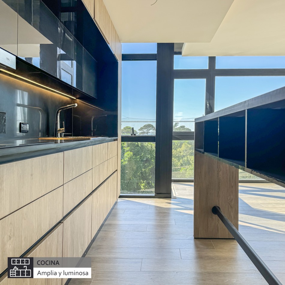 SEMIPISO DE DOS AMBIENTES A ESTRENAR CON VISTA PLENA AL MAR EN GOLF PLAYA GRANDE, MAR DEL PLATA 