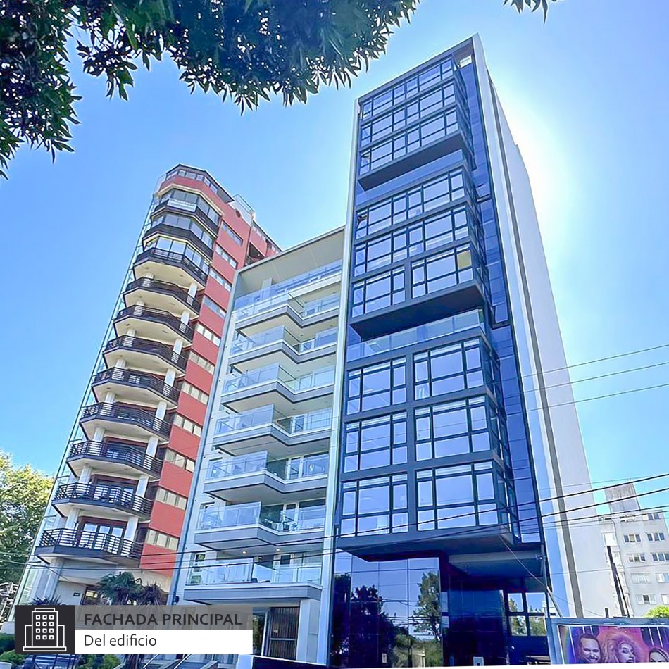 SEMIPISO DE DOS AMBIENTES A ESTRENAR CON VISTA PLENA AL MAR EN GOLF PLAYA GRANDE, MAR DEL PLATA 