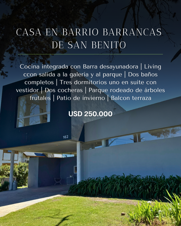 MODERNA CASA 4 AMBIENTES RODEADA DE NATURALEZA BARRIO BARRANCAS DE SAN BENITO, MAR DEL PLATA 