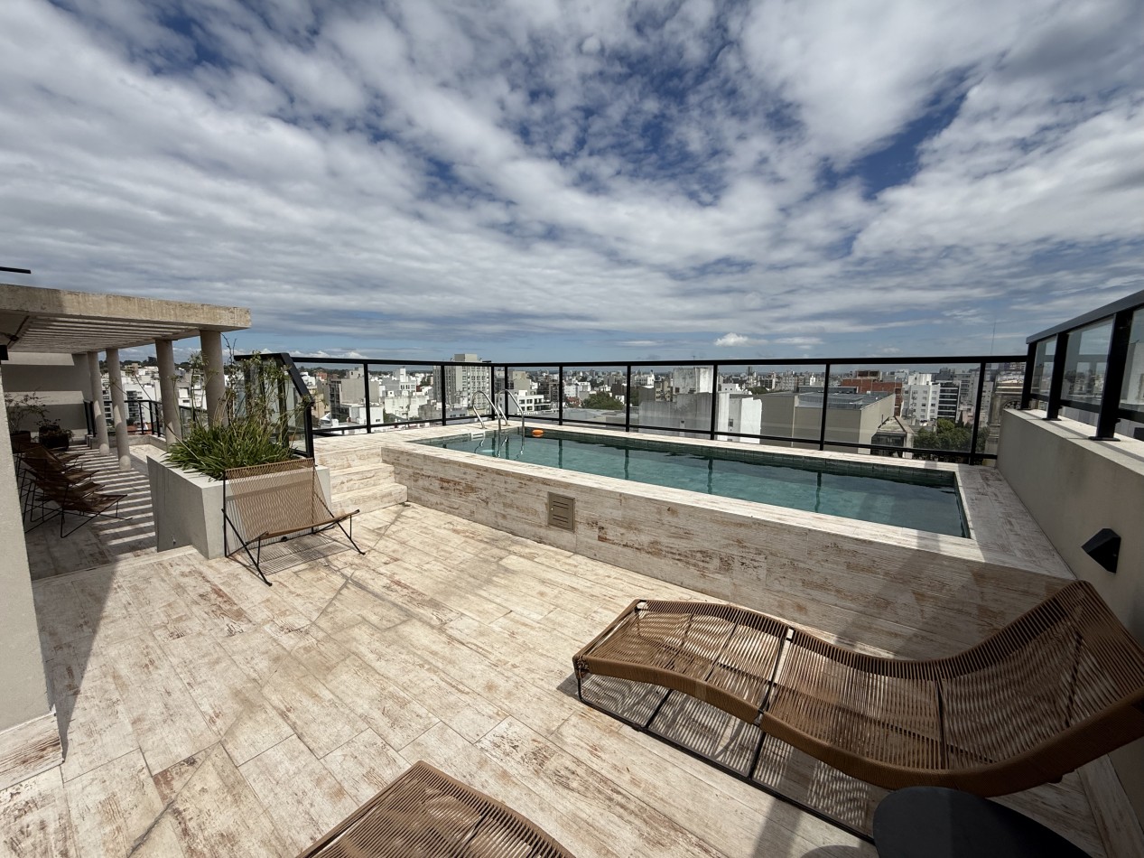 VENTA DEPARTAMENTO 2 AMBIENTES DE CATEGORIA CON COCHERA Y AMENITIES EN GUEMES. MAR DEL PLATA