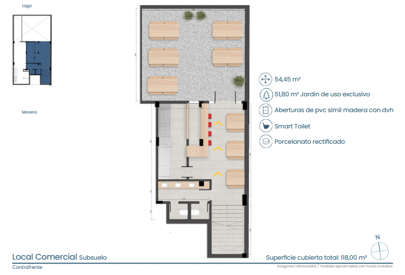 LOCAL COMERCIAL EN VENTA EN BARILOCHE - EDIFICIO M276. FINANCIACION DIRECTA