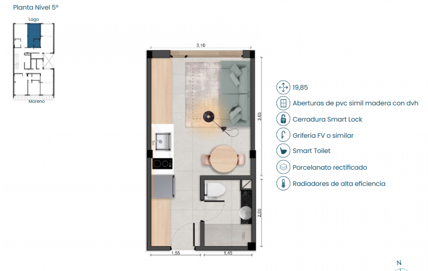 DEPARTAMENTOS EN VENTA - PROYECTO M.276 LUXURY APARTMENTS. BARILOCHE